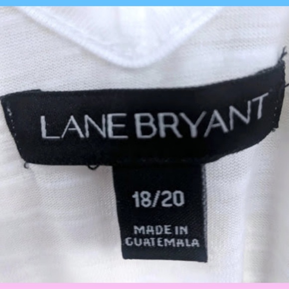 Lane Bryant Open Back Striped Shirt Sz 18/20 - Picture 3 of 5